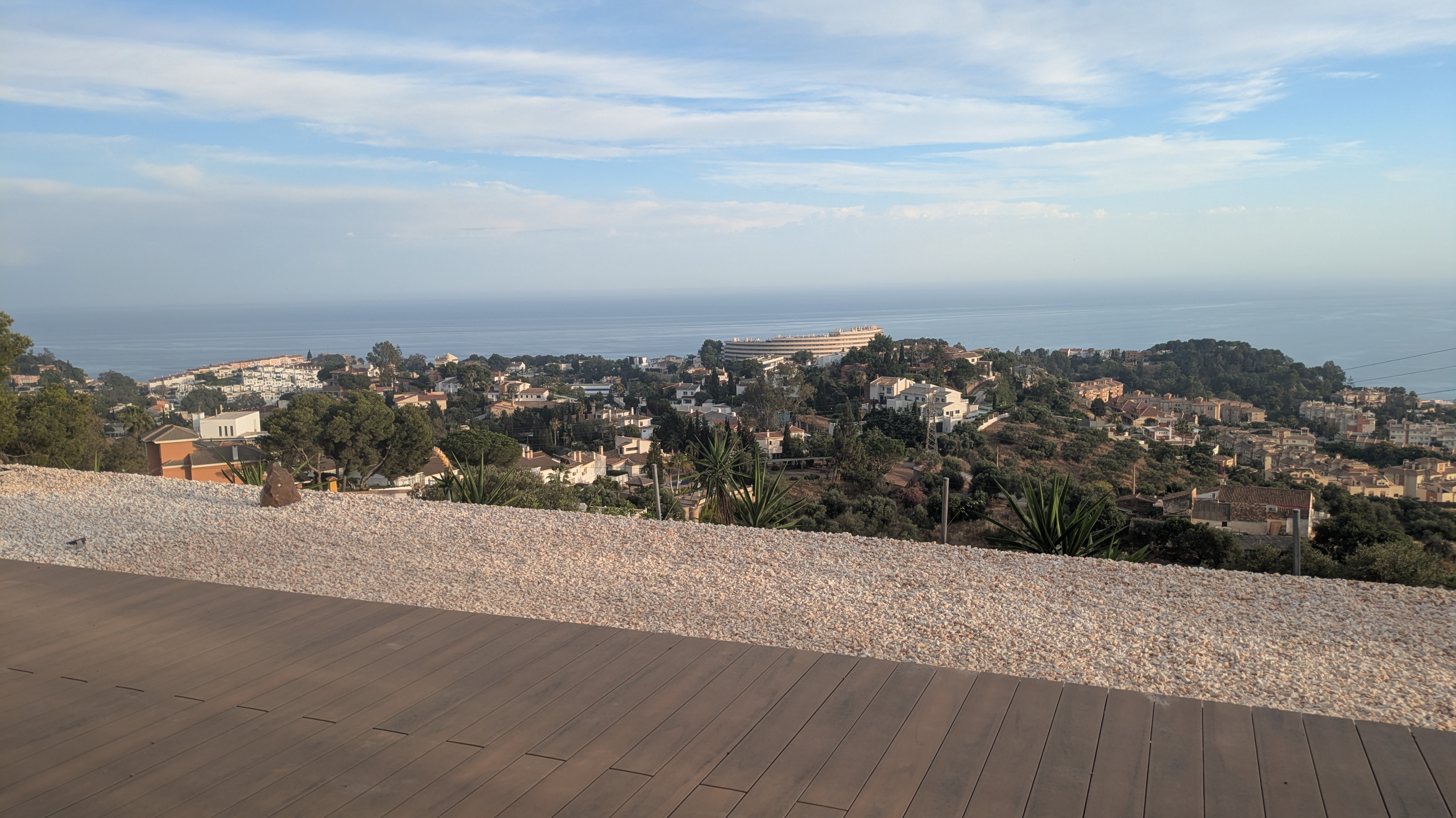 Outdoor yoga view 