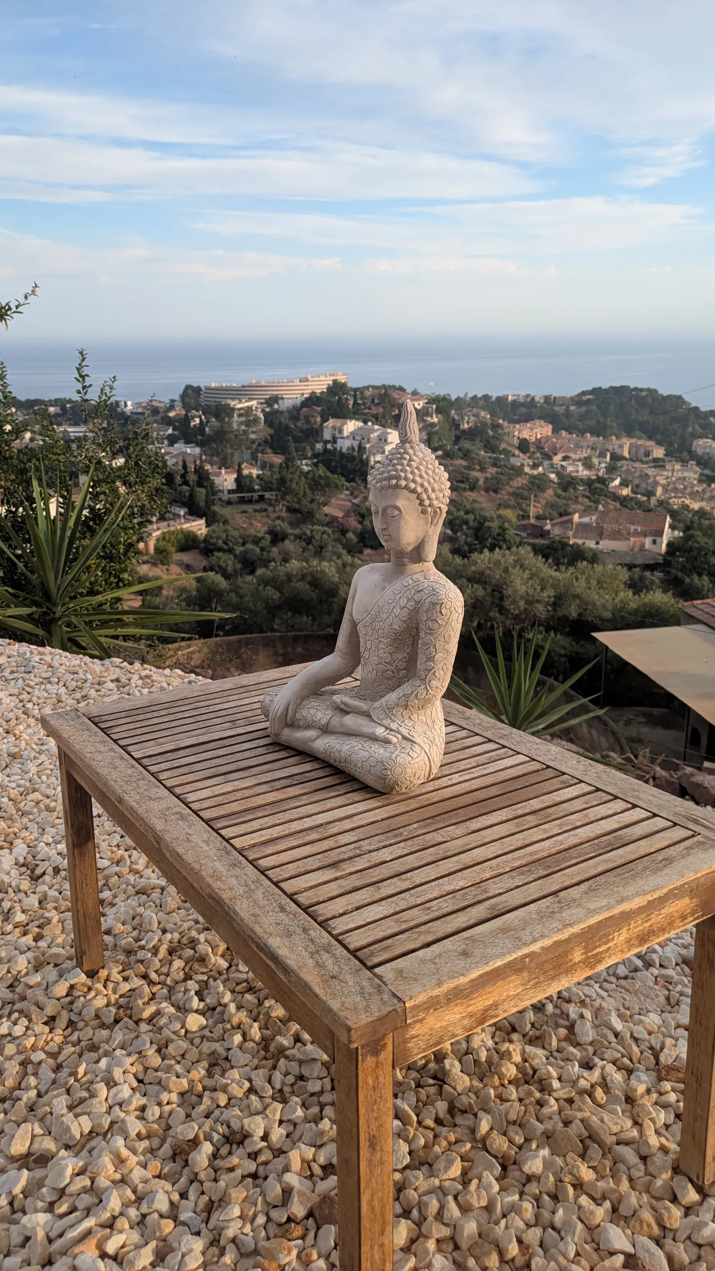 Pratique de yoga en plein air